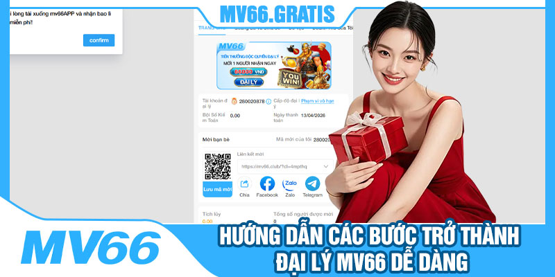 Hướng Dẫn Các Bước Trở Thành Đại Lý MV66 Dễ Dàng