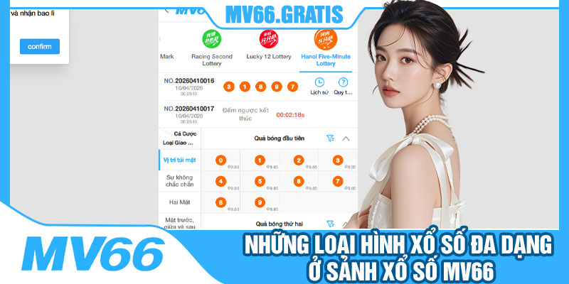 Những Loại Hình Xổ Số Đa Dạng Ở Sảnh Xổ Số MV66