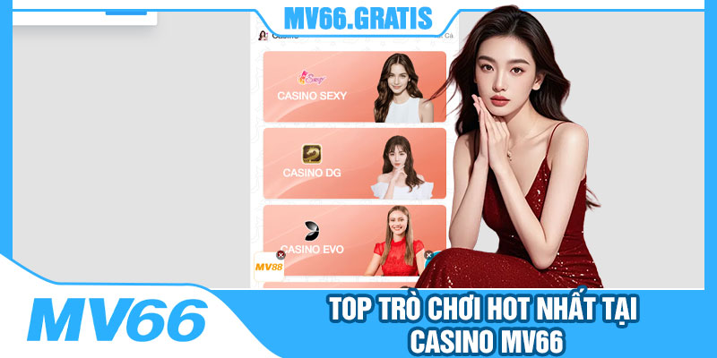 Top Trò Chơi Hot Nhất Tại Casino MV66